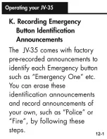 Preview for 50 page of Ameriphone Talking Phone JV-35 Operating Instructions Manual