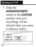 Preview for 61 page of Ameriphone Talking Phone JV-35 Operating Instructions Manual