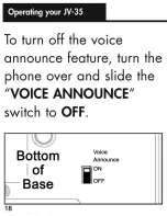 Preview for 69 page of Ameriphone Talking Phone JV-35 Operating Instructions Manual