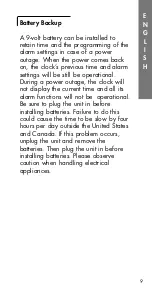 Preview for 10 page of Ameriphone Wake Assure Alarm Clock User Manual