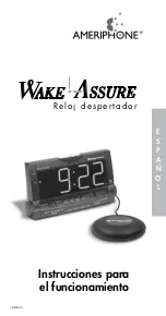 Preview for 14 page of Ameriphone Wake Assure Alarm Clock User Manual