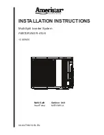 Preview for 1 page of Ameristar M4THM1518A Installation Instructions Manual