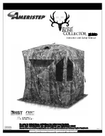 Ameristep BONE COLLECTOR BLIND 3297 Instruction And Safety Manual preview