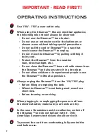 Preview for 2 page of amerivap Steamax Operating Instructions Manual