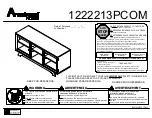 Ameriwood HOME 1222213PCOM Assembly Instructions Manual preview