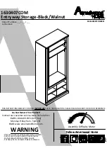 Ameriwood HOME 1630407COM Assembly Instructions Manual preview