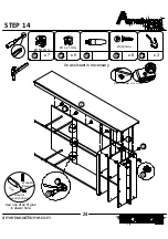 Предварительный просмотр 24 страницы Ameriwood HOME 1630407COM Assembly Instructions Manual