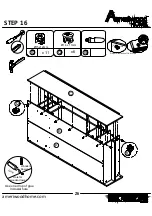 Предварительный просмотр 26 страницы Ameriwood HOME 1630407COM Assembly Instructions Manual