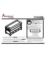 Ameriwood HOME 1741096 Instruction Booklet предпросмотр