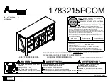 Ameriwood HOME 1783215PCOM Assembly Instructions Manual preview