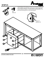 Preview for 21 page of Ameriwood HOME 1816096COM Assembly Instructions Manual