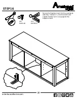 Preview for 22 page of Ameriwood HOME 1816096COM Assembly Instructions Manual