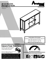 Ameriwood HOME 2011339COM Assembly Instructions Manual предпросмотр