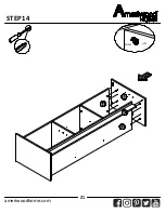 Предварительный просмотр 21 страницы Ameriwood HOME 2276335COM Instruction Booklet