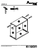 Preview for 20 page of Ameriwood HOME 2464408COM Instruction Booklet