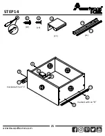 Preview for 21 page of Ameriwood HOME 2464408COM Instruction Booklet