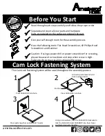 Preview for 3 page of Ameriwood HOME 2548339COM Assembly Instructions Manual