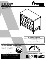 Ameriwood HOME 2548342COM Assembly Instructions Manual preview