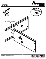 Предварительный просмотр 22 страницы Ameriwood HOME 2595339COM Manual