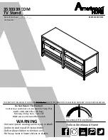 Ameriwood HOME 3533339COM Assembly Instructions Manual preview