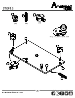 Preview for 21 page of Ameriwood HOME 3663339COM Assembly Instructions Manual