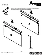 Preview for 23 page of Ameriwood HOME 3663339COM Assembly Instructions Manual