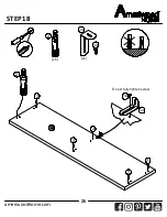 Preview for 26 page of Ameriwood HOME 3663339COM Assembly Instructions Manual