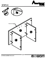 Предварительный просмотр 23 страницы Ameriwood HOME 3761412EBL Instruction Booklet