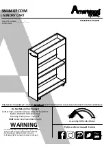 Ameriwood HOME 3848407COM Assembly Instruction Manual preview