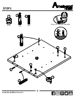 Preview for 8 page of Ameriwood HOME 3919341COM Assembly