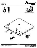 Preview for 10 page of Ameriwood HOME 3919341COM Assembly