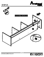 Preview for 17 page of Ameriwood HOME 3919341COM Assembly
