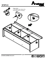 Preview for 20 page of Ameriwood HOME 3919341COM Assembly