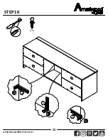Preview for 23 page of Ameriwood HOME 3919341COM Assembly