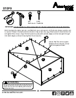 Предварительный просмотр 15 страницы Ameriwood HOME 4 Drawer Dresser 8612303COM Instruction Booklet