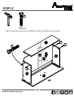 Предварительный просмотр 18 страницы Ameriwood HOME 4 Drawer Dresser 8612303COM Instruction Booklet