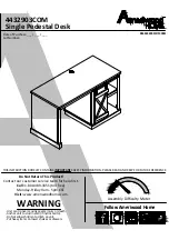 Предварительный просмотр 1 страницы Ameriwood HOME 4432903COM Instruction Booklet