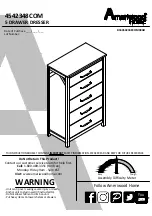 Preview for 1 page of Ameriwood HOME 4542348COM Manual