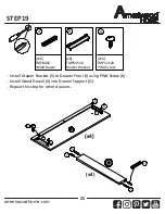 Preview for 25 page of Ameriwood HOME 4566850COM Assembly Instructions Manual