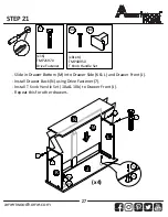 Preview for 27 page of Ameriwood HOME 4566850COM Assembly Instructions Manual