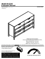 Ameriwood HOME 4942335COM Instruction Booklet предпросмотр