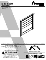 Preview for 1 page of Ameriwood HOME 5225305COM Assembly Instructions Manual