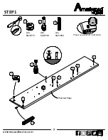 Предварительный просмотр 7 страницы Ameriwood HOME 5260328COM Instruction Booklet