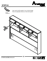 Предварительный просмотр 22 страницы Ameriwood HOME 5260328COM Instruction Booklet