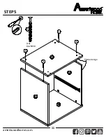 Preview for 11 page of Ameriwood HOME 5360307COM Instruction Booklet