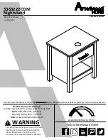 Ameriwood HOME 5363222COM Instruction Booklet preview