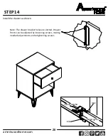 Preview for 20 page of Ameriwood HOME 5391500COM Assembly Instructions Manual