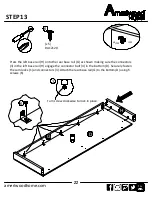 Предварительный просмотр 22 страницы Ameriwood HOME 5594500COM Assembly Instructions Manual