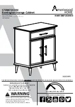 Ameriwood HOME 5728872COM Instruction Booklet preview