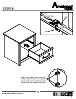 Предварительный просмотр 22 страницы Ameriwood HOME 5759354COM Assembly Instructions Manual